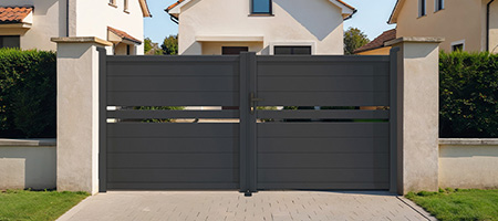 Křídlová brána hliník